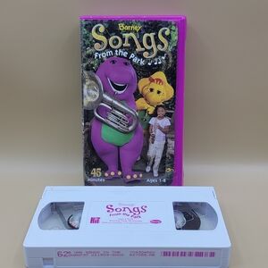 Barney & Friends Songs From The Park VHS VCR Tape TV Show Kids Vintage 45 Min